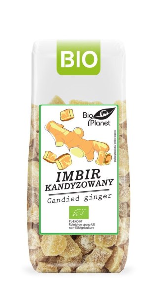 IMBIR KANDYZOWANY BIO 100 g - BIO PLANET BIO PLANET - seria PRZEKĄSKI