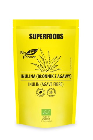 INULINA (BŁONNIK Z AGAWY) BIO 250 g - BIO PLANET SUPERFOODS BIO PLANET - seria SUPERFOODS