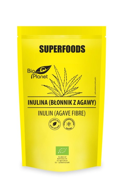 INULINA (BŁONNIK Z AGAWY) BIO 250 g - BIO PLANET SUPERFOODS BIO PLANET - seria SUPERFOODS