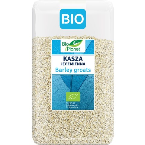 KASZA JĘCZMIENNA BIO 1 kg - BIO PLANET BIO PLANET - seria NIEBIESKA (ryże, kasze, ziarna)
