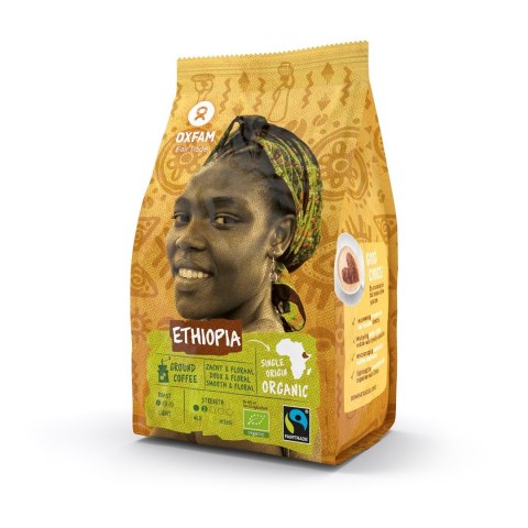 KAWA MIELONA ARABICA 100 % YIRGACHEFFE ETIOPIA FAIR TRADE BIO 250 g - OXFAM OXFAM FAIR TRADE (FT) (kawy i inne produkty FT)