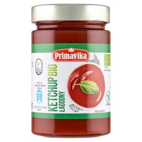 KETCHUP ŁAGODNY BEZGLUTENOWY BIO 315 g - PRIMAVIKA PRIMAVIKA (przetwory i pasty vege)