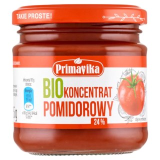 KONCENTRAT POMIDOROWY 22 % - 24 % BIO 185 g - PRIMAVIKA PRIMAVIKA (przetwory i pasty vege)