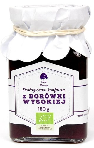 KONFITURA Z BORÓWKI BIO 180 g - DARY NATURY DARY NATURY - inne