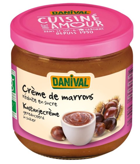 KREM Z KASZTANÓW JADALNYCH BIO 380 g - DANIVAL DANIVAL (miso, kasztany jadalne)