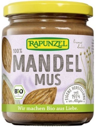 KREM Z MIGDAŁÓW PRAŻONYCH 100 % BIO 250 g - RAPUNZEL RAPUNZEL (makarony, czekolady, oleje, kremy orz.)