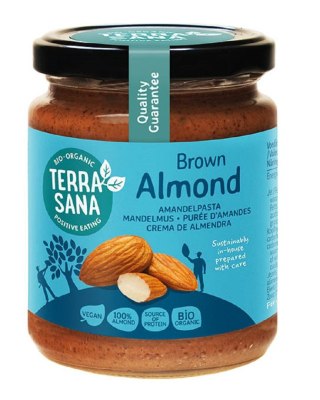 KREM Z MIGDAŁÓW PRAŻONYCH 100 % BIO 250 g - TERRASANA TERRASANA (kremy, makarony, sosy sojowe, inne)