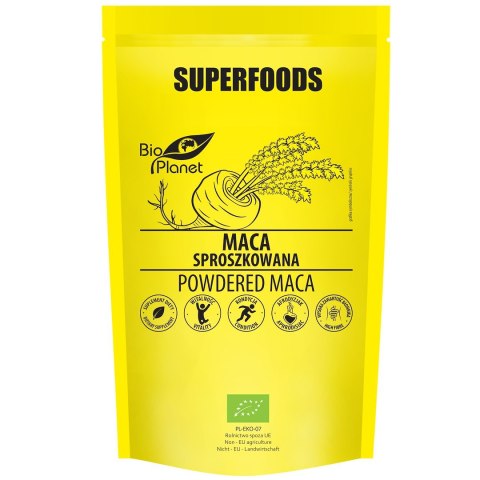 MACA SPROSZKOWANA BIO 150 g - BIO PLANET SUPERFOODS BIO PLANET - seria SUPERFOODS
