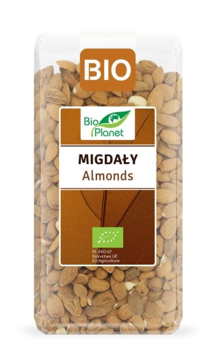 MIGDAŁY BIO 350 g - BIO PLANET BIO PLANET - seria BRĄZOWA (orzechy i pestki)