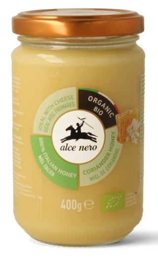 MIÓD Z KOLENDRY BIO 400 g - ALCE NERO ALCE NERO (włoskie produkty)