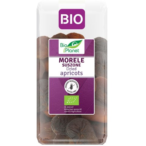 MORELE SUSZONE BEZGLUTENOWE BIO 400 g - BIO PLANET BIO PLANET - seria FIOLETOWA (owoce suszone)