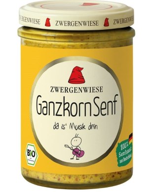 MUSZTARDA FRANCUSKA BEZGLUTENOWA BIO 160 ml - ZWERGENWIESE ZWERGENWIESE (pasty, musy, sosy)