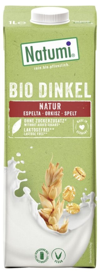 NAPÓJ ORKISZOWY BEZ DODATKU CUKRÓW BIO 1 L - NATUMI NATUMI (napoje i kremy roślinne)
