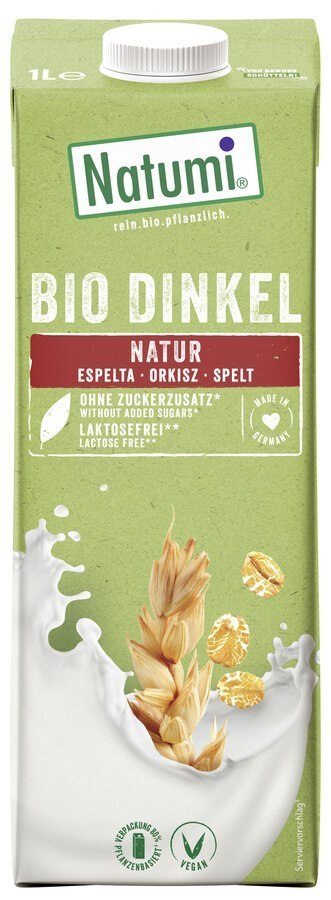 NAPÓJ ORKISZOWY BEZ DODATKU CUKRÓW BIO 1 L - NATUMI NATUMI (napoje i kremy roślinne)