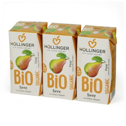 NEKTAR GRUSZKOWY BEZ DODATKU CUKRÓW BIO 200 ml - HOLLINGER HOLLINGER (soki, nektary, napoje, syropy)