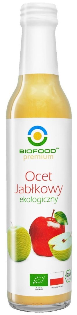 OCET JABŁKOWY 5 % NIEFILTROWANY BIO 250 ml - BIOFOOD BIOFOOD (soki, przetwory, octy, olej kokosowy)