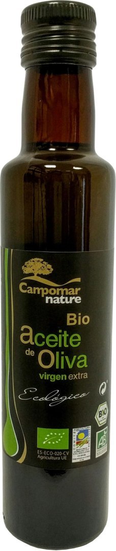OLIWA Z OLIWEK EXTRA VIRGIN BIO 250 ml - CAMPOMAR NATURE CAMPOMAR NATURE (hiszpańskie oliwy i oliwki, miód)