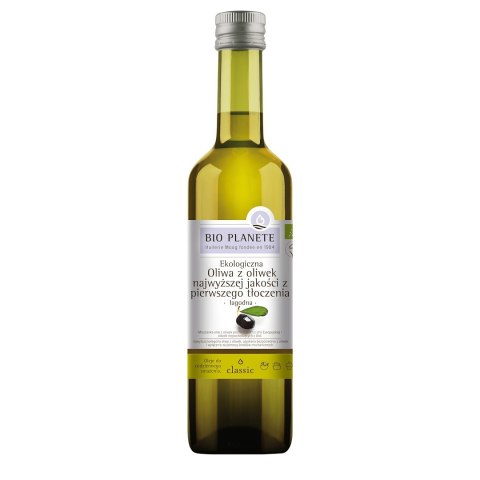 OLIWA Z OLIWEK EXTRA VIRGIN ŁAGODNA BIO 500 ml - BIO PLANETE BIO PLANETE (oleje i oliwy)
