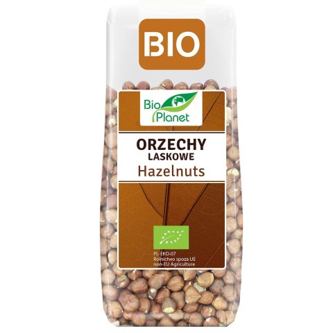 ORZECHY LASKOWE BIO 100 g - BIO PLANET BIO PLANET - seria BRĄZOWA (orzechy i pestki)