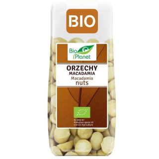 ORZECHY MACADAMIA BIO 200 g - BIO PLANET BIO PLANET - seria BRĄZOWA (orzechy i pestki)