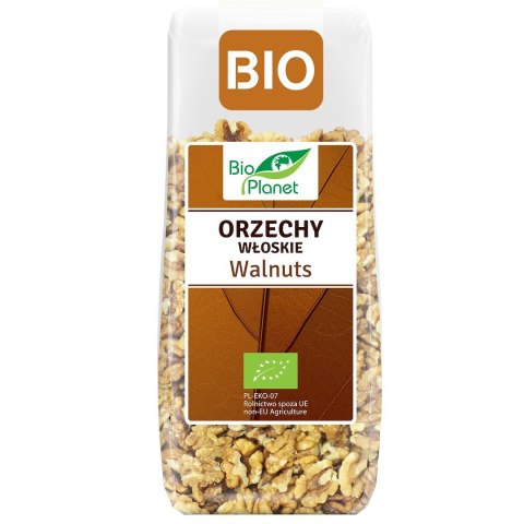 ORZECHY WŁOSKIE BIO 100 g - BIO PLANET BIO PLANET - seria BRĄZOWA (orzechy i pestki)
