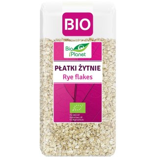 PŁATKI ŻYTNIE BIO 300 g - BIO PLANET BIO PLANET - seria RÓŻOWA (płatki, otręby, musli)