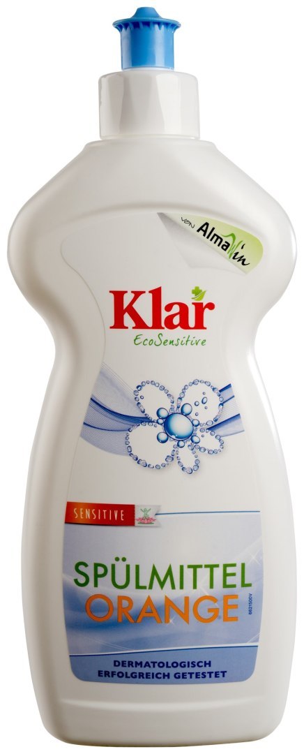 PŁYN DO MYCIA NACZYŃ POMARAŃCZOWY ECO 500 ml - KLAR KLAR (środki czystości)
