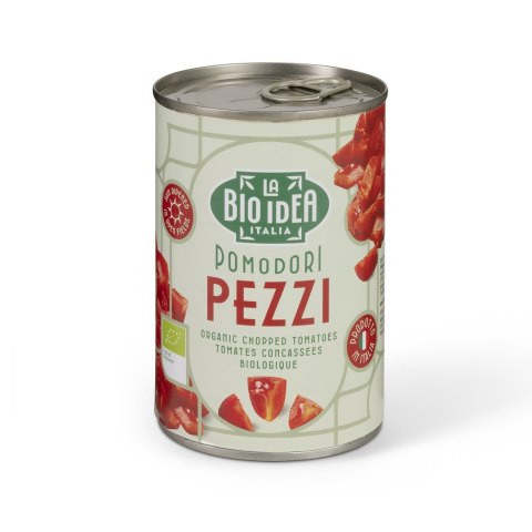 POMIDORY KROJONE BEZ SKÓRY BIO 400 g (240 g) - LA BIO IDEA LA BIO IDEA (makarony, strączkowe,sosy pomidorowe)