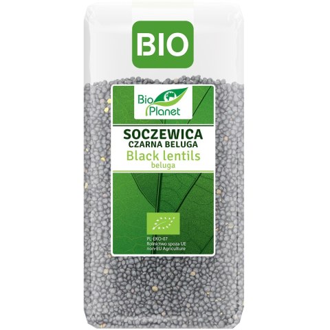 SOCZEWICA CZARNA BELUGA BIO 400 g - BIO PLANET BIO PLANET - seria ZIELONA (strączkowe)