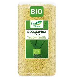 SOCZEWICA ŻÓŁTA BIO 500 g - BIO PLANET BIO PLANET - seria ZIELONA (strączkowe)
