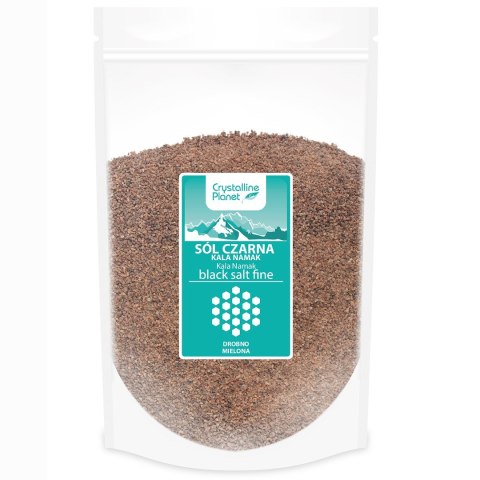 SÓL CZARNA KALA NAMAK DROBNO MIELONA 1 kg - CRYSTALLINE PLANET CRYSTALLINE PLANET (sole)