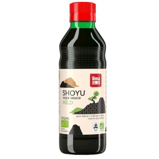 SOS SOJOWY SHOYU ŁAGODNY BIO 250 ml - LIMA LIMA (sosy sojowe, kawy zbożowe)