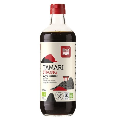 SOS SOJOWY TAMARI MOCNY BEZGLUTENOWY BIO 500 ml - LIMA LIMA (sosy sojowe, kawy zbożowe)