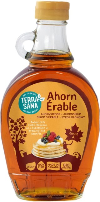 SYROP KLONOWY A BIO 330 g (250 ml) - TERRASANA TERRASANA (kremy, makarony, sosy sojowe, inne)