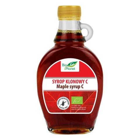 SYROP KLONOWY C BEZGLUTENOWY BIO 330 g (250 ml) - BIO PLANET BIO PLANET - seria CZERWONA (cukry, syropy)