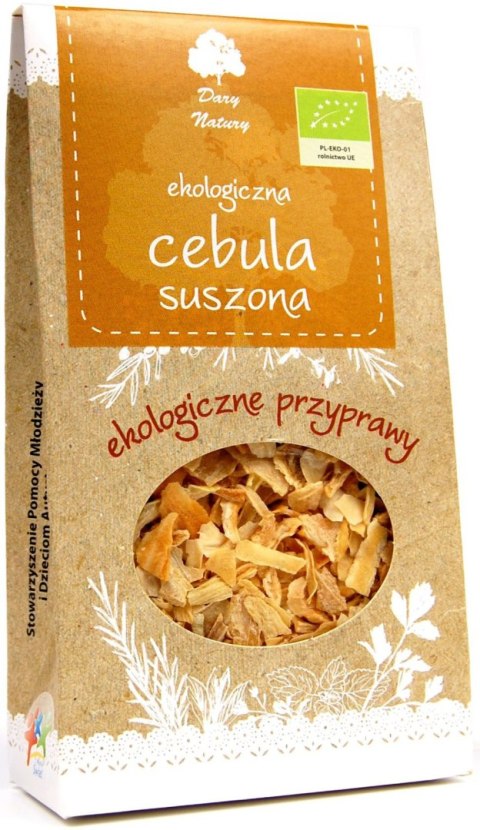 CEBULA SUSZONA BIO 40 g - DARY NATURY DARY NATURY - przyprawy i zioła