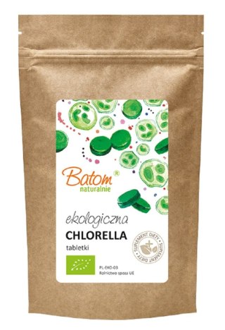 CHLORELLA BIO (400 mg) 625 TABLETEK - BATOM BATOM (oleje, soki, sole kąpielowe)