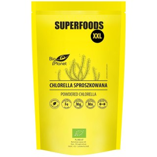 CHLORELLA SPROSZKOWANA BIO 600 g - BIO PLANET SUPERFOODS BIO PLANET - seria SUPERFOODS