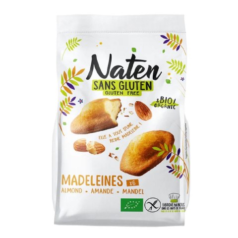 CIASTKA Z MIGDAŁAMI BEZGLUTENOWE BIO 180 g - NATEN NATEN (ciastka bezglutenowe)
