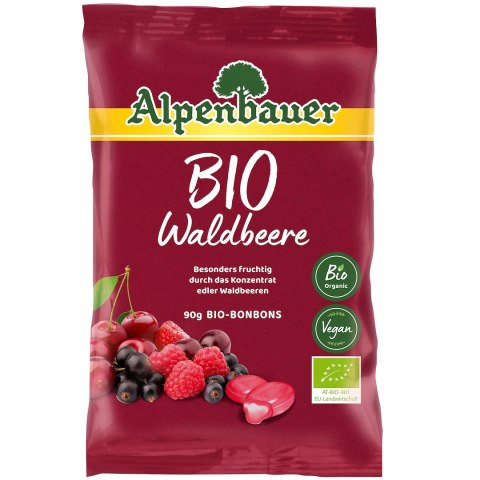 CUKIERKI Z NADZIENIEM O SMAKU OWOCÓW LEŚNYCH BIO 90 g - ALPENBAUER ALPENBAUER (cukierki)