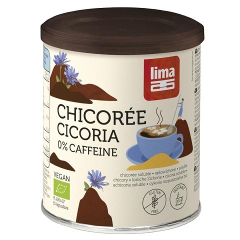 CYKORIA INSTANT BEZGLUTENOWA BIO 100 g - LIMA LIMA (sosy sojowe, kawy zbożowe)