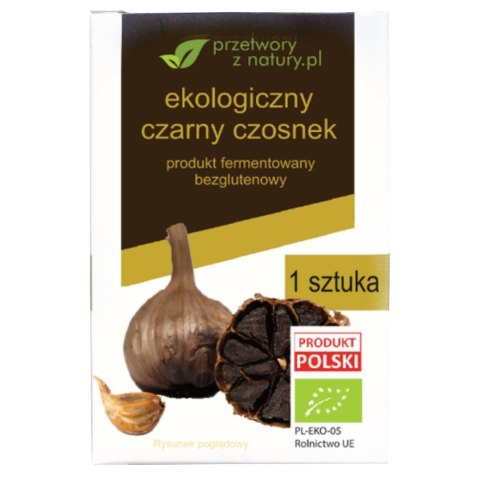CZARNY CZOSNEK BEZGLUTENOWY BIO (1 szt.) - PRZETWORY Z NATURY PRZETWORY Z NATURY (czarny czosnek)