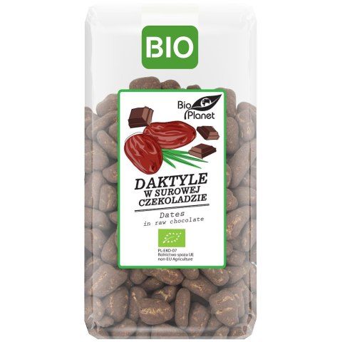DAKTYLE W SUROWEJ CZEKOLADZIE BIO 250 g - BIO PLANET BIO PLANET - seria PRZEKĄSKI