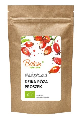 DZIKA RÓŻA PROSZEK BIO 100 g - BATOM BATOM (oleje, soki, sole kąpielowe)