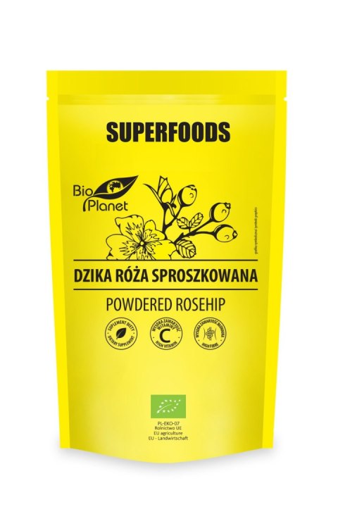 DZIKA RÓŻA SPROSZKOWANA BIO 150 g - BIO PLANET SUPERFOODS BIO PLANET - seria SUPERFOODS