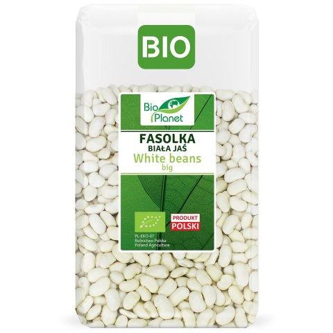 FASOLKA BIAŁA JAŚ BIO 1 kg - BIO PLANET BIO PLANET - seria ZIELONA (strączkowe)