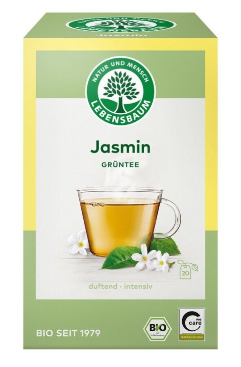 HERBATA ZIELONA JAŚMINOWA BIO (20 x 1,5 g) 30 g - LEBENSBAUM LEBENSBAUM (przyprawy, herbaty, kawy)