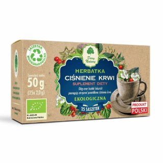 HERBATKA CIŚNIENIE KRWI BIO (25 x 2 g) 50 g - DARY NATURY DARY NATURY - herbatki