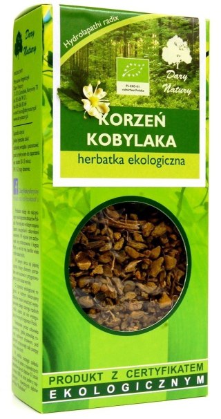 HERBATKA KORZEŃ KOBYLAKA BIO 50 g - DARY NATURY DARY NATURY - herbatki