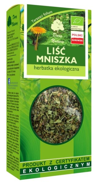 HERBATKA LIŚĆ MNISZKA BIO 25 g - DARY NATURY DARY NATURY - herbatki